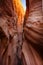 Zebra Slot Canyon with wonderful layers of deposited sandstone,  Escalante National Monument,  Grand Staircase trail, Kanab