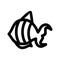 zebrafish icon or logo isolated sign symbol vector illustration