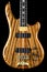 Zebrawood on an Electric Bass Guitar - Highly Figured