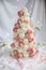 Zefir Croquembouche with Pink Roses