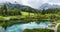 Zelenci pond near Kranjska Gora in Triglav National Park