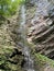 Zeleni vir waterfall or Curak waterfall in the significant landscape Green whirpool - Croatia / Slap Zeleni vir ili vodopad Curak
