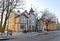 ZELENOGRADSK, RUSSIA. The building of the former villa `Waldfrieden` on a winter day. Kaliningrad region