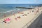 ZELENOGRADSK, RUSSIA. A view of the city beach in summer day