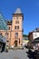 Zell an der Mosel, Germany - 07 19 2022: Rathaus Zell with a tower
