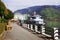 ZELL AM SEE, AUSTRIA, 14 OCTOBER, 2018: Touristic ship on Zeller Lake.