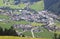 Zell am Ziller in Tyrol seen from Rohrberg, Austri