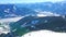 Zeller see valley from Schmitten mount, Zell am See, Austria