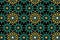 Zellige tile. Moroccan seamless pattern. Razil Moorish background. Islamic texture. Celadon abstract.