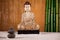 Zen of a buddha, vivid colors, natural tone