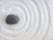 Zen grey pebble in circles