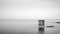 Zen Minimalism: Seascape Of A Floating Chest By Jules Daz