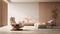 Zen Minimalism: A Serene Living Room With Organic Minimalist Design