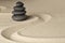 Zen stone balance and harmony