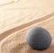 Zen stone garden for spiritual healing