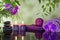 Zen stones orchid and aromatic candles