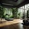 Zen Zone: A Tranquil and Captivating Gym Setup