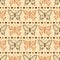 Zentangle butterfly pattern. Autumn seamless wrapping paper. Vector