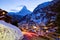 zermatt, beautiful little Swiss village at the foot of Matterhorn, Swiss Alps