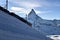 Zermatt Matterhorn glacier sunset view with railway mountain winter snow landscape Swiss Alps light