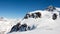 Zermatt small Matterhorn view mountain winter snow landscape Swiss Alps clouds