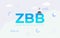 Zero Based Budgeting with ZBB abbreviation acronym business concept. Flat vector illustration isolated on white background