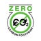 Zero carbon footprint stamp CO2 neutral
