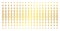 Zero Digit Golden Halftone Pattern