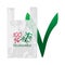 Zero waste.100% degradable bag. No plastic