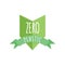 Zero waste organic products stickers, Eco friendly template concept