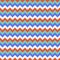 Zesty and fresh chevron abstract seamless pattern
