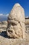 Zeus statue at West Terrace on top of Nemrut Mountain.Turkey