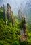 Zhangjiajie National forest park at sunset, Hunan, China