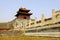 Zhaoxi Mausoleum and debris white marble railings, China