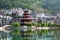 Zhenyuan Ancient Town on Wuyang river in Guizhou Province, China