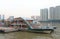 Zhujiang river cruise sailing boat Guangzhou China