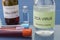 Zica virus, written in letters wood, concept health remedy