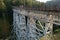 Ziemsetal Bridge - a riveted steel beasm viaduct in Thuringia, Germany, technical monument