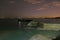 Zig Zag pier in St Monans at night