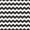 Zig zag vector chevron black and white tile pattern