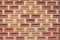 The zigzag position with oval pattern of brickwall texture