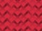 Zigzag seamless pattern with gradient red color. Abstract geometric background. Vector