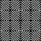 Zigzag seamless pattern. Zig zag black and white monochrome vector background. Striped repeat geometric backdrop. Abstract zigzag