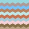 Zigzag and stripe line. Retro pastel colors