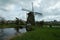 Zijlaan Mill Zijllaanmolen in Leiderdorp, village near Leiden, Netherlands