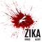 Zika virus alert. Mosquito with phrase