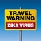 Zika Virus Travel Warning Illustration