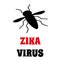 Zika virus warning clipart