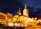 Zilina - Trinity Cathedral, Slovakia atÅ¾ night