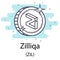 Zilliqa outline coin